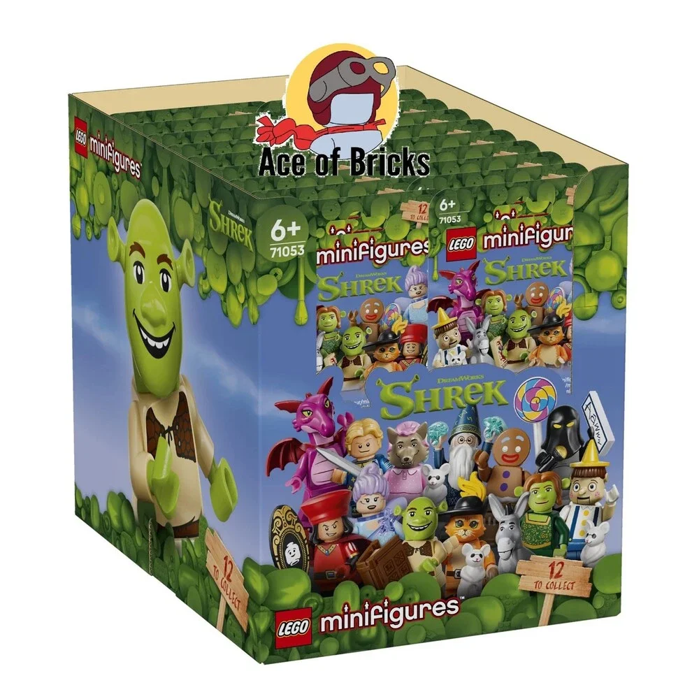 LEGO 71053 Collectible Minifigures Shrek Series - Sealed Case of 36 (IN STOCK)